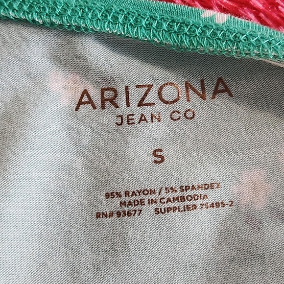 ARIZONA JEAN CO GREEN FLORAL PRINT ROMPER SIZE SMALL - Picture 14 of 16